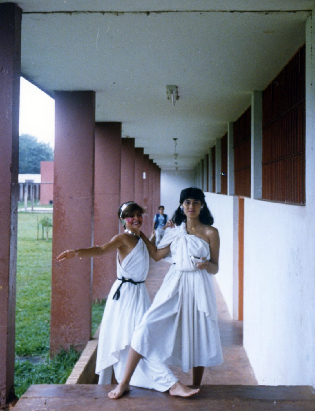 Karina and I before the play