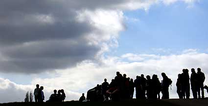 At the summit